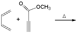 Predict the product for the following Diels-Alder reaction.     A)  I B)  II C)  III D)  IV E)  None of these