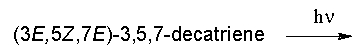Which of the following best describes the stereochemistry of ring closure and the product for the following reaction?   A)  disrotatory, cis-5,6-diethyl-1,3-cyclohexadiene B)  conrotatory, cis-5,6-diethyl-1,3-cyclohexadiene C)  disrotatory, trans-5,6-diethyl-1,3-cyclohexadiene D)  conrotatory, trans -5,6-diethyl-1,3-cyclohexadiene