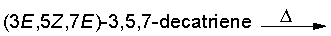 Which of the following best describes the stereochemistry of ring closure and the product for the following reaction?   A)  disrotatory, cis-5,6-diethyl-1,3-cyclohexadiene B)  conrotatory, cis-5,6-diethyl-1,3-cyclohexadiene C)  disrotatory, trans-5,6-diethyl-1,3-cyclohexadiene D)  conrotatory, trans -5,6-diethyl-1,3-cyclohexadiene