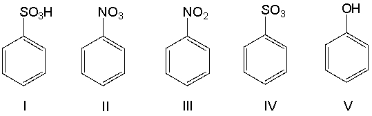 Predict the product for the following reaction.     A)  I B)  II C)  III D)  IV E)  V