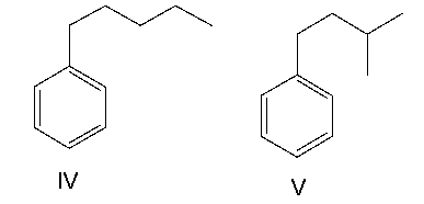 Predict the major product for the following reaction.       A)  I B)  II C)  III D)  IV E)  V