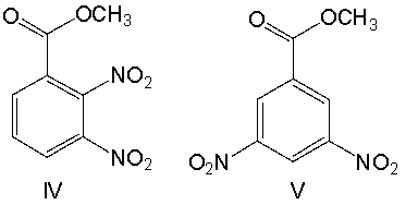 Predict the major product for the following reaction.       A)  I B)  II C)  III D)  IV E)  V