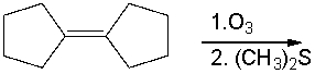 Predict the product for the following reaction.   A)  cyclopentene B)  cyclopentanol C)  cyclopentanal D)  cyclopentanone E)  none of these