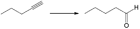 Provide the reagents necessary to carry out the following conversion.   A)  1. H<sub>2</sub>O/ H<sub>2</sub>SO<sub>4</sub>, 2)  PCC/CH<sub>2</sub>Cl<sub>2</sub> B)  PCC/ CH<sub>2</sub>Cl<sub>2</sub> C)  1. 9-BBN, 2)  H<sub>2</sub>O<sub>2</sub>/NaOH/H<sub>2</sub>O D)  1. O<sub>3</sub>, 2)  Zn/acetic acid E)  1. 9-BBN 2)  H<sub>2</sub>O<sub>2</sub>/NaOH/H<sub>2</sub>O 3)  CrO<sub>3</sub>/H<sub>2</sub>SO<sub>4</sub>/H<sub>2</sub>O