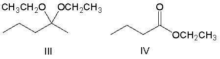 Predict the product for the following reaction.       A)  I B)  II C)  III D)  IV E)  none of these