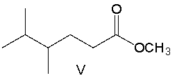 Predict the product for the following reaction.         A)  I B)  II C)  III D)  IV E)  V