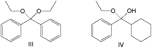 Predict the product for the following reaction.         A)  I B)  II C)  III D)  IV E)  V