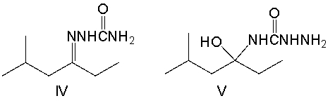 Predict the product for the following reaction.       A)  I B)  II C)  III D)  IV E)  V