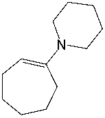 Provide the reactants that will form the following enamine.  