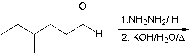 Provide the product for the following reaction.   A)  3-methylhexane B)  4-methyl-1-hexanol C)  4-methyl-2-hexene D)  3-methyl-4-hexene E)  3-methyl-3-hexene