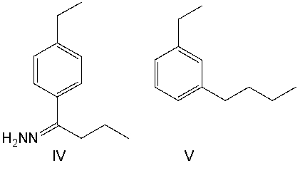 Provide the major product for the following reaction sequence.       A)  I B)  II C)  III D)  IV E)  V