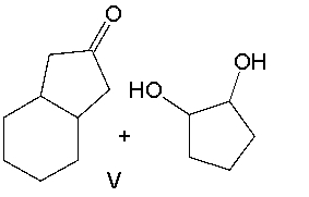 Predict the product(s)  for the following reaction.         A)  I B)  II C)  III D)  IV E)  V