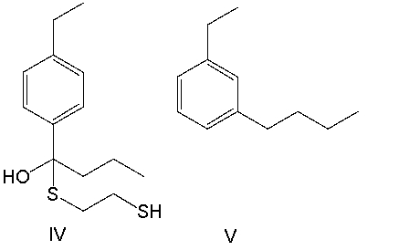 Provide the product for the following reaction sequence.       A)  I B)  II C)  III D)  IV E)  V