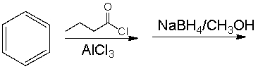 Predict the product for the following reaction sequence.       A)  I B)  II C)  III D)  IV E)  V