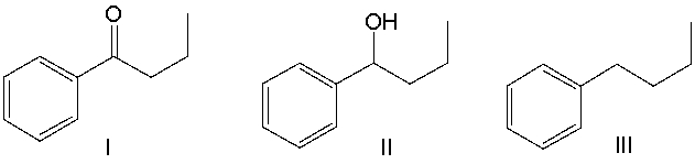 Predict the product for the following reaction sequence.       A)  I B)  II C)  III D)  IV E)  V