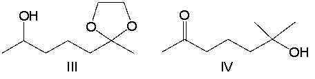 Provide the product for the following reaction.         A)  I B)  II C)  III D)  IV E)  V