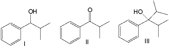 Predict the product for the following reaction sequence.       A)  I B)  II C)  III D)  IV E)  V