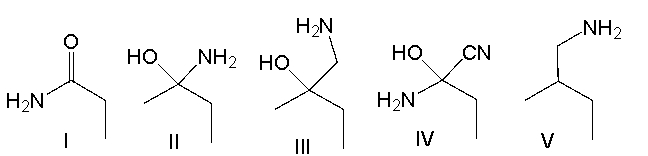 Predict the product of the following reaction sequence,     A)  I B)  II C)  III D)  IV E)  V