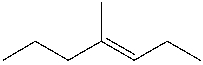 Which of the following is the best choice to prepare the following alkene using the Wittig reaction?   A)  ethanal and 2-bromopentane/PPh<sub>3</sub> B)  propanal and 2-bromopentane/PPh<sub>3</sub> C)  2-pentanone and 1-bromopropane/PPh<sub>3</sub> D)  2-pentanone and 2-bromopropane/PPh<sub>3</sub> E)  butanal and 2-bromopentane/PPh<sub>3</sub>