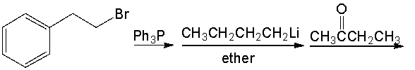 Predict the product for the following reaction sequence.         A)  I B)  II C)  III D)  IV E)  V