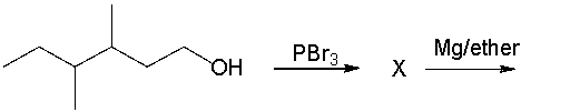 Provide structures for the intermediates and final product.    