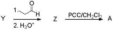 Provide structures for the intermediates and final product.    