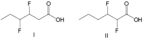 Which one of the following compounds is the strongest acid?       A)  I B)  II C)  III D)  IV E)  V