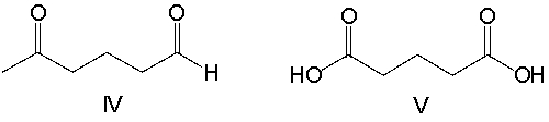 Predict the product for the following reaction.       A)  I B)  II C)  III D)  IV E)  V