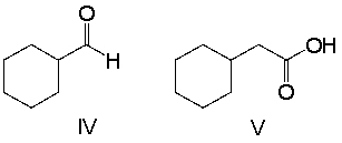 Predict the product for the following reaction.       A)  I B)  II C)  III D)  IV E)  V