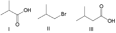 Predict the product for the following reaction sequence.       A)  I B)  II C)  III D)  IV E)  V
