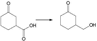 Provide the reagents necessary to carry out the following conversion.   A)  1. LiAlH<sub>4</sub> 2)  H<sub>2</sub>O B)  NaBH<sub>4</sub>/CH<sub>3</sub>OH C)  LiAl[OC(CH<sub>3</sub>) <sub>3</sub>]H D)  BH<sub>3</sub>·THF E)  C and D