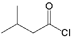  What is the common name for the following compound?   A)  ( \alpha -methylbutyryl chloride)  B)  ( \beta -methylbutyryl chloride)  C)  ( \gamma -methylbutyryl chloride)  D)  2-methylbutanoyl chloride E)  3-methylbutanoyl chloride 