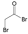  What is the common name for the following compound?   A)  ( \alpha -bromoacetyl bromide)  B)  ( \beta -bromoacetyl bromide)  C)  1-bromoethanoyl bromide D)  2-bromoethanoyl bromide E)  1,2-dibromoacetic acid 