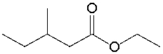 What is the IUPAC name for the following compound?   A)  sec-butyl ethanoate B)  ethyl 3-methylpentanoate C)  3-methylbutyl ethanoate D)  ethyl 3-methylbutanoate E)  none of these
