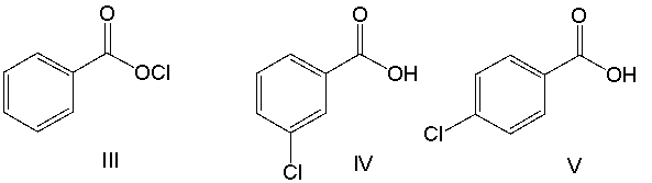 Predict the product for the following reaction.       A)  I B)  II C)  III D)  IV E)  V