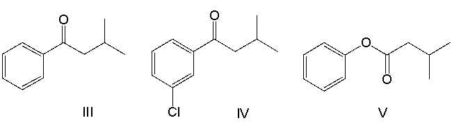 Predict the product for the following reaction.       A)  I B)  II C)  III D)  IV E)  V
