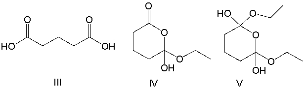 Predict the product for the following reaction.       A)  I B)  II C)  III D)  IV E)  V