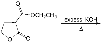 Predict the product(s) for the following reaction.  