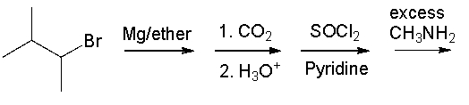Predict the product for the following reaction sequence.       A)  I B)  II C)  III D)  IV E)  V