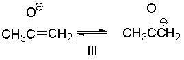 Which of the following is (are)  a keto-enol tautomeric pair(s) ?     A)  I B)  II C)  III D)  I and II E)  I and III