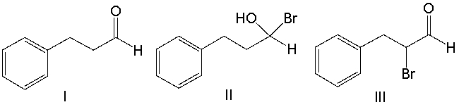 Predict the major product for the following reaction.       A)  I B)  II C)  III D)  IV E)  V
