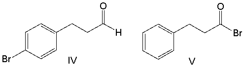 Predict the major product for the following reaction.       A)  I B)  II C)  III D)  IV E)  V