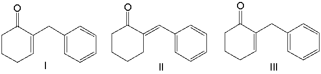 Predict the product for the following reaction.       A)  I B)  II C)  III D)  IV E)  V