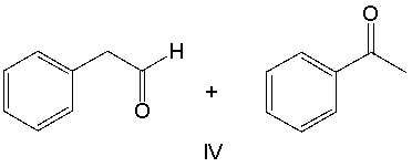 Provide the reactants that would give the following aldol condensation product.           A)  I B)  II C)  III D)  IV E)  none of these