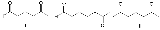 Provide the reactant(s)  that would give the following aldol condensation product.       A)  I B)  II C)  III D)  IV E)  V
