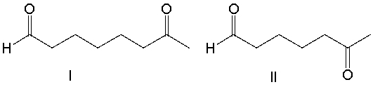 Provide the reactant(s)  that would give the following possible aldol condensation product.       A)  I B)  II C)  III D)  IV E)  V