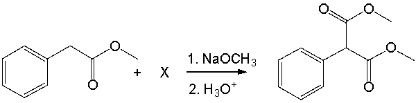 Provide the structure of reactant (X)  for the following reaction.       A)  I B)  II C)  III D)  IV E)  V
