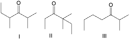 Predict the product for the following reaction.       A)  I B)  II C)  III D)  IV E)  V