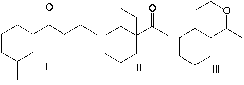 Predict the product for the following reaction.       A)  I B)  II C)  III D)  IV E)  V