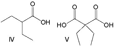 Predict the product for the following reaction sequence.       A)  I B)  II C)  III D)  IV E)  V